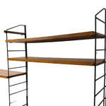 Load image into Gallery viewer, Teak Shelves Wall Shelving System String Shelving Drawers Bureau Ladderax
