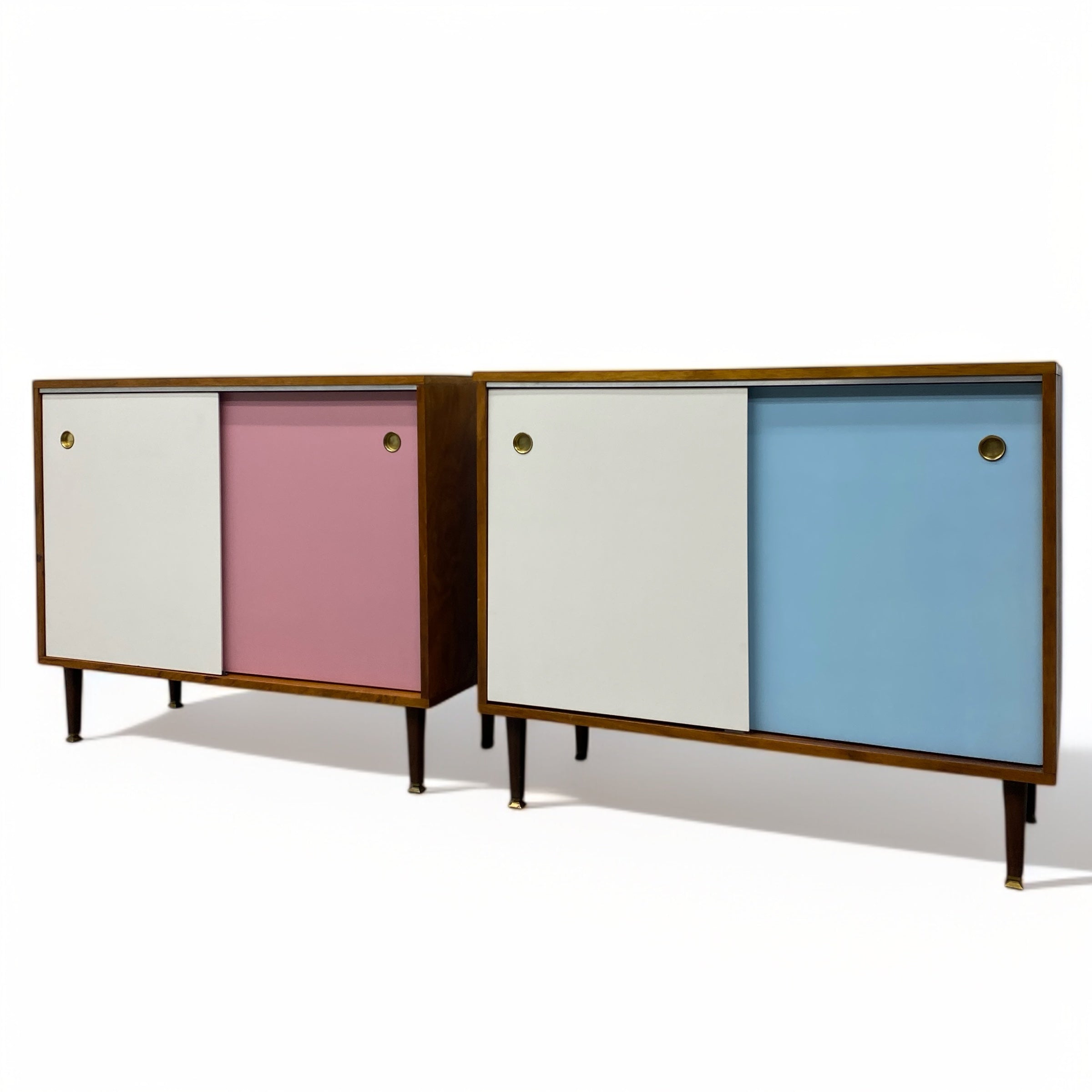 Blue And Pink Cabinets Sideboards