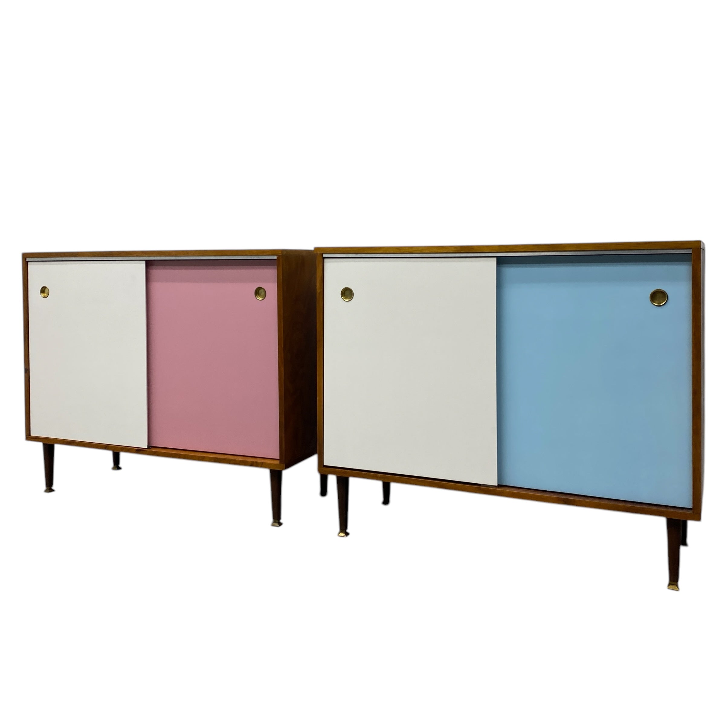 Blue Pink White Sideboards