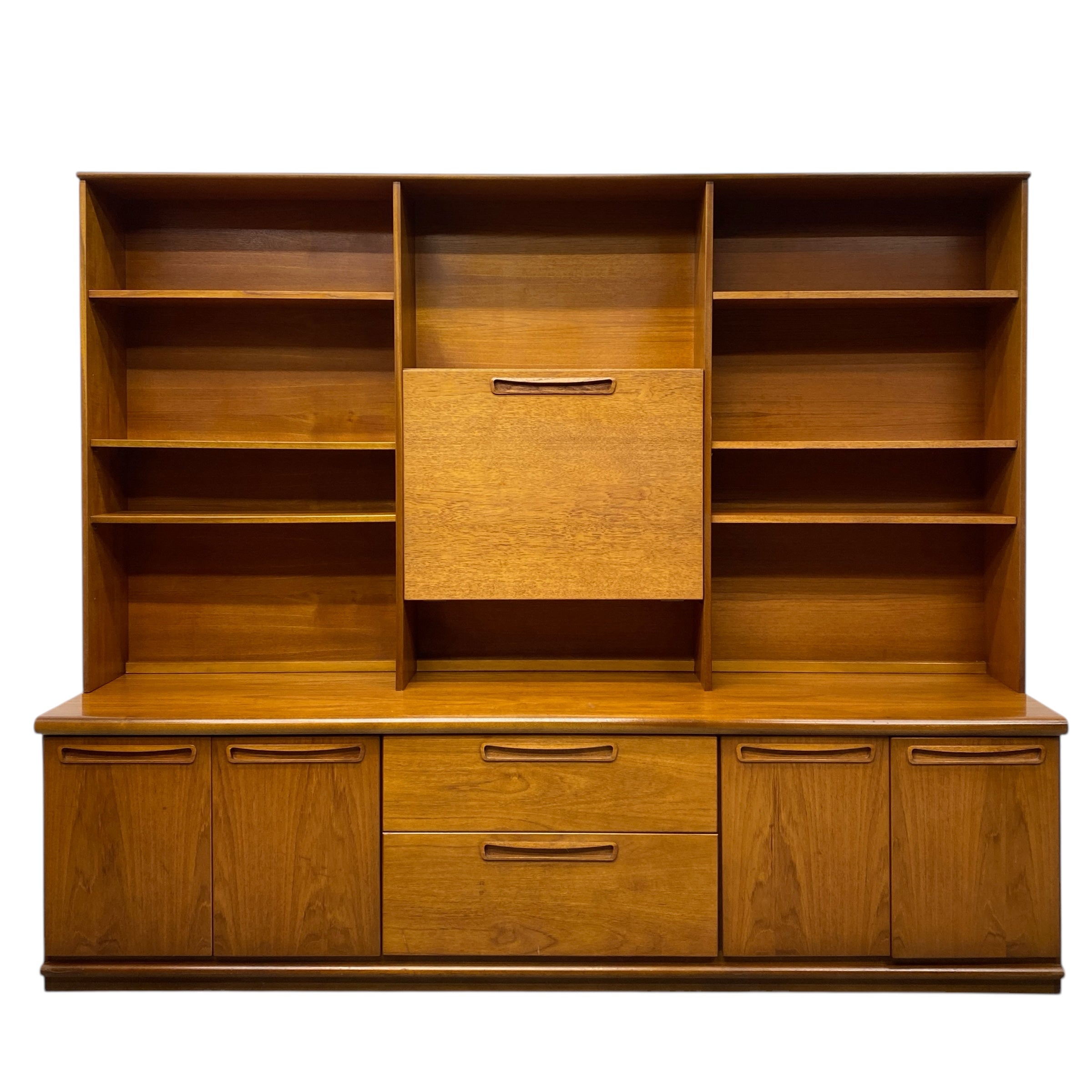 Shelving cabinet teak vintage