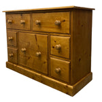 Load image into Gallery viewer, Side Seven Drawer Pine Cabinet
