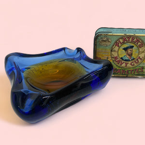 Ashtray Murano Bubble Glass