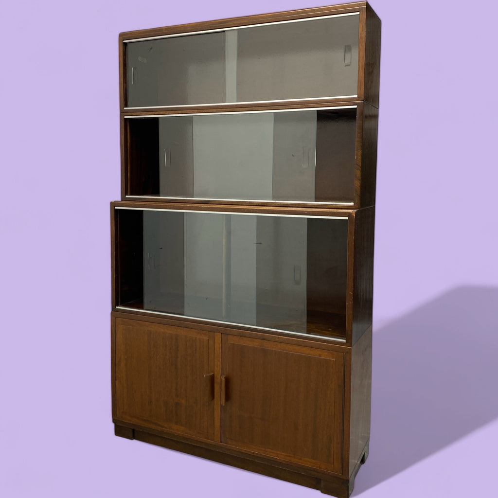 Bookcase Legal 1950s Mahogany Modular Minty Oxford