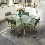 Load image into Gallery viewer, Apartment Marcel Breuer Dining Chairs &amp; Dining Table 80s Cantilever Glass
