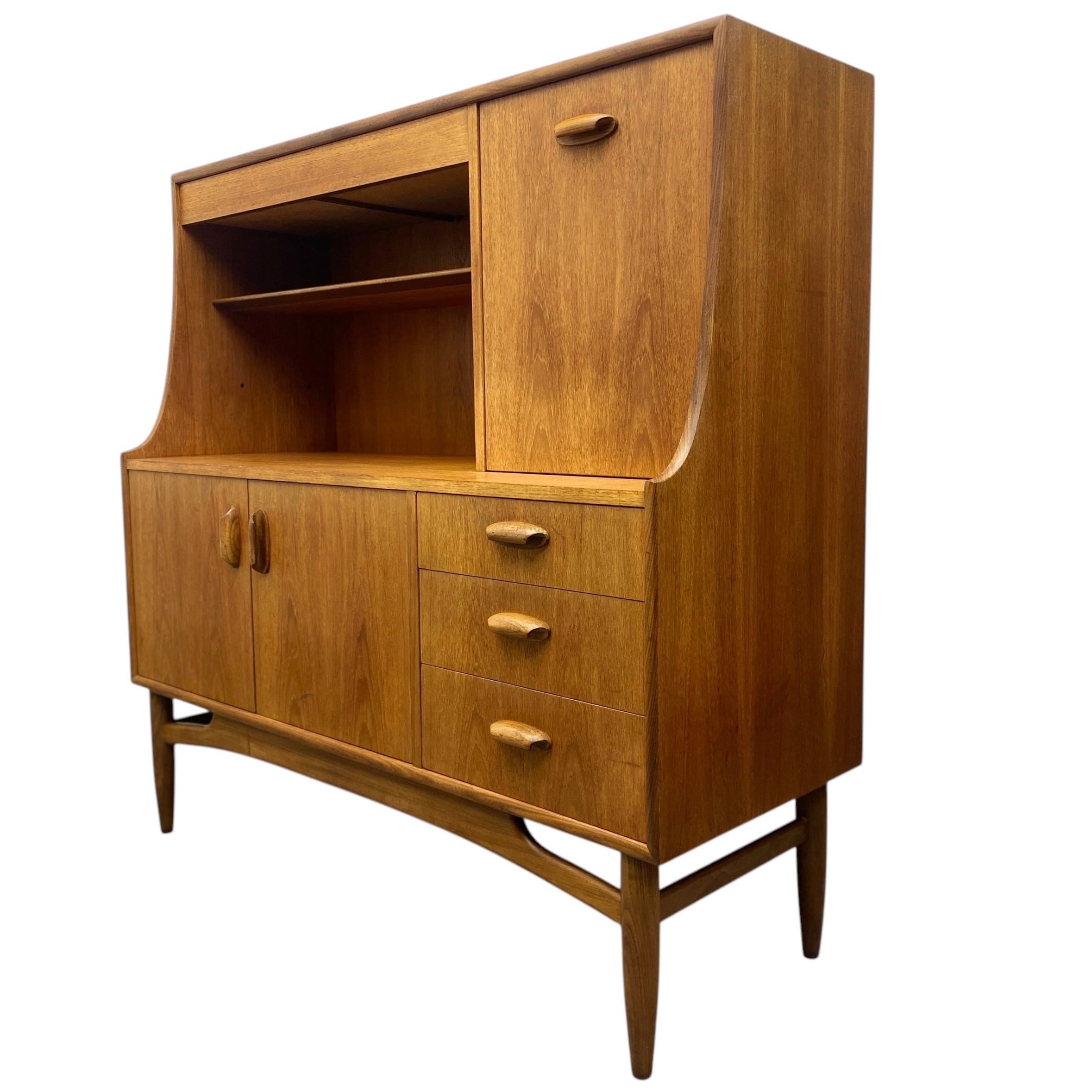 Teak Highboard