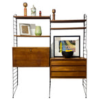 Load image into Gallery viewer, Front Of Wall Shelving System String Shelving Drawers Bureau Ladderax
