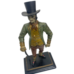 Dutch Clock Peddler Figurine 19th Century