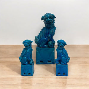 three foo dogs