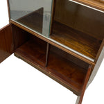 Load image into Gallery viewer, Ope Cupboard Bookcase Legal 1950s Mahogany Modular Minty Oxford
