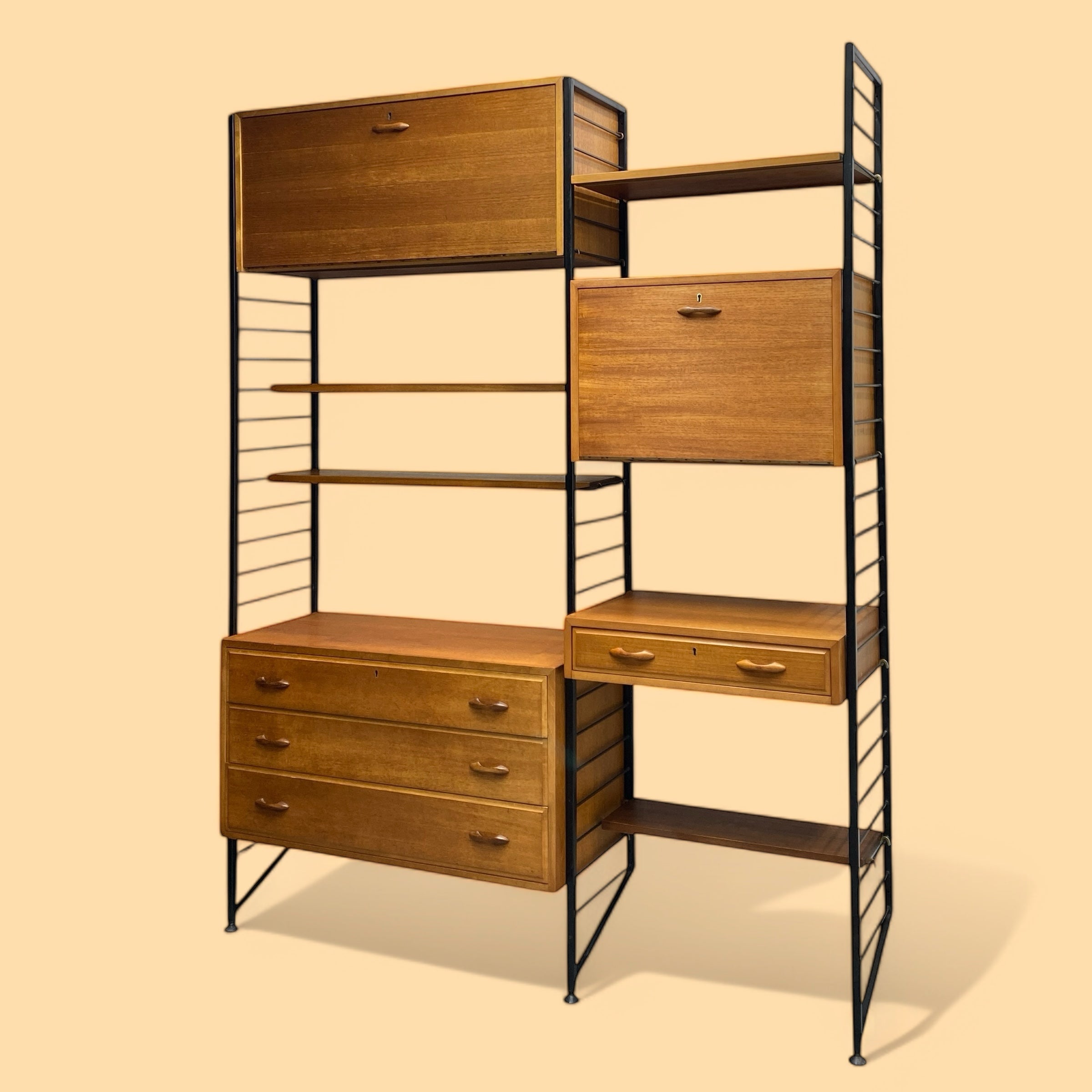 Ladderax Shelving Drawers Drinks Cabinet