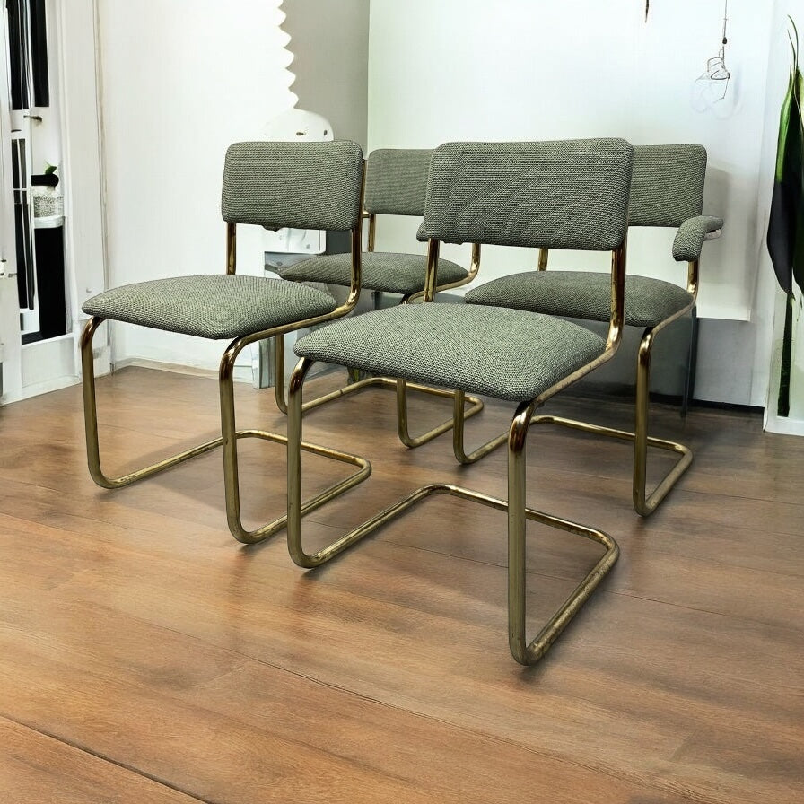 Room Set Marcel Breuer Dining Chairs