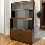 Load image into Gallery viewer, Room Set Bookcase Legal 1950s Mahogany Modular Minty Oxford
