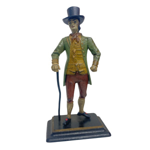 Dutch Clock Peddler Figurine 19th Century