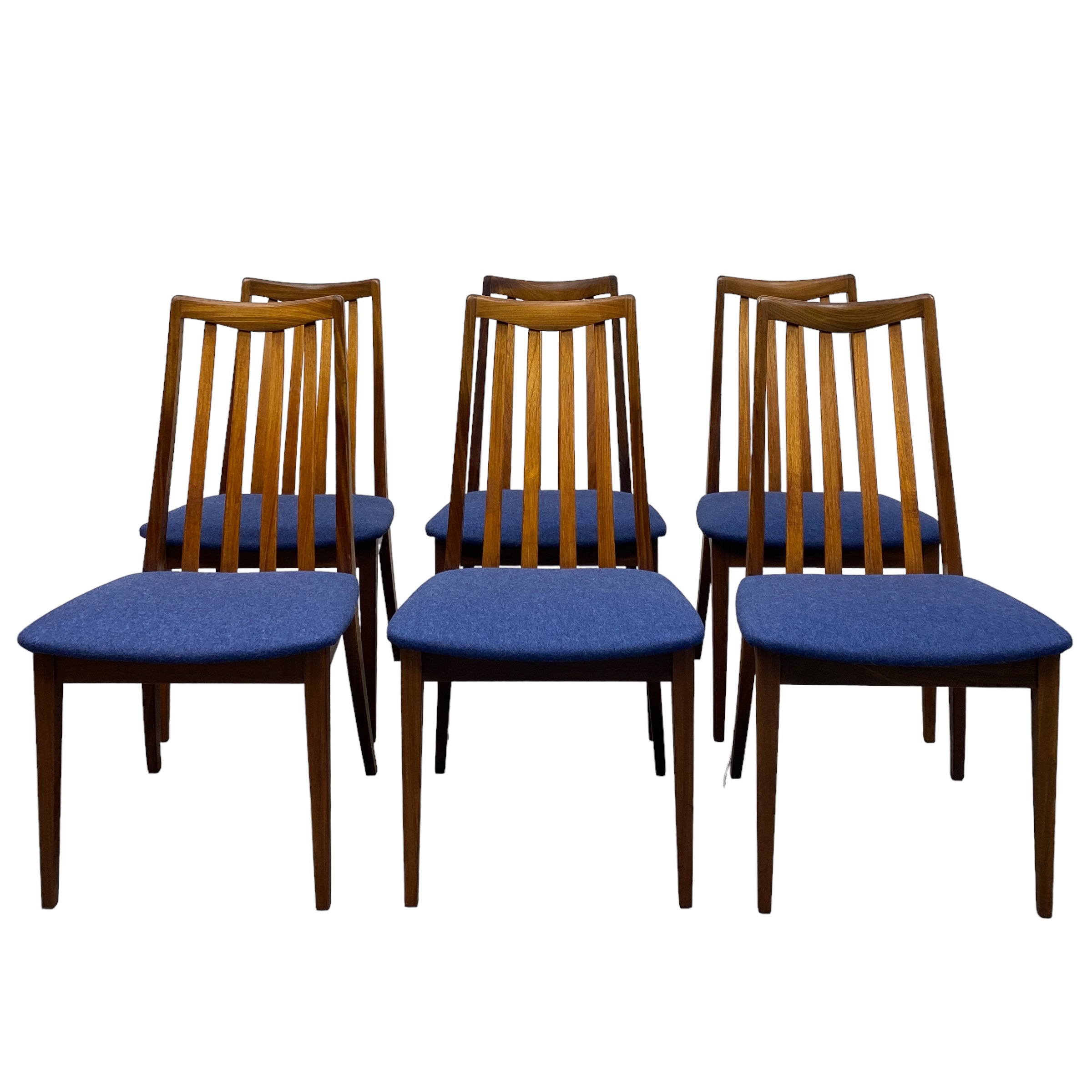 Blue G Plan Fresco Dining Chairs SIx