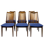 Load image into Gallery viewer, Blue G Plan Fresco Dining Chairs SIx
