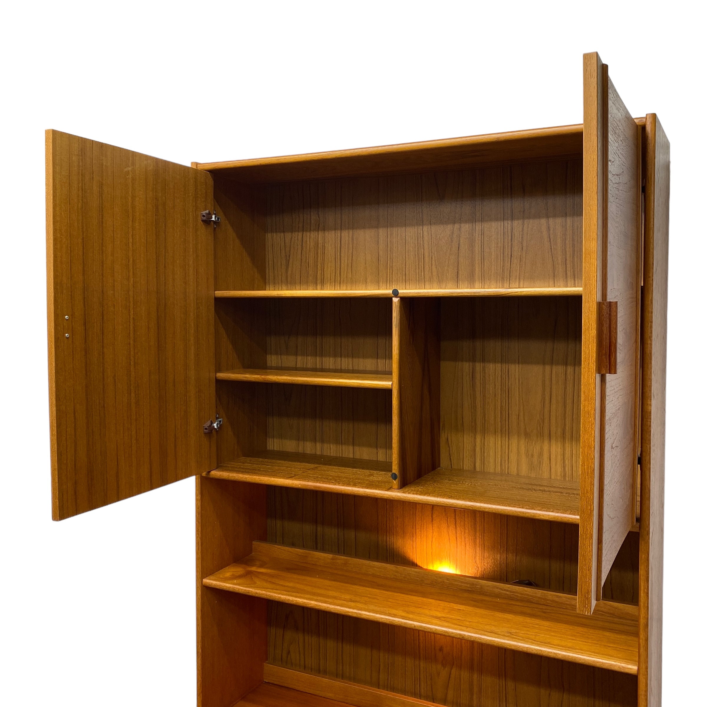 Open Cupboard And Internal Shelving