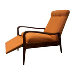 Load image into Gallery viewer, Reclined Lounge Chair Greaves &amp; Thomas Recliner Orange Camira
