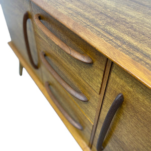 Handles Sideboard Midcentury Walnut Alfred Cox