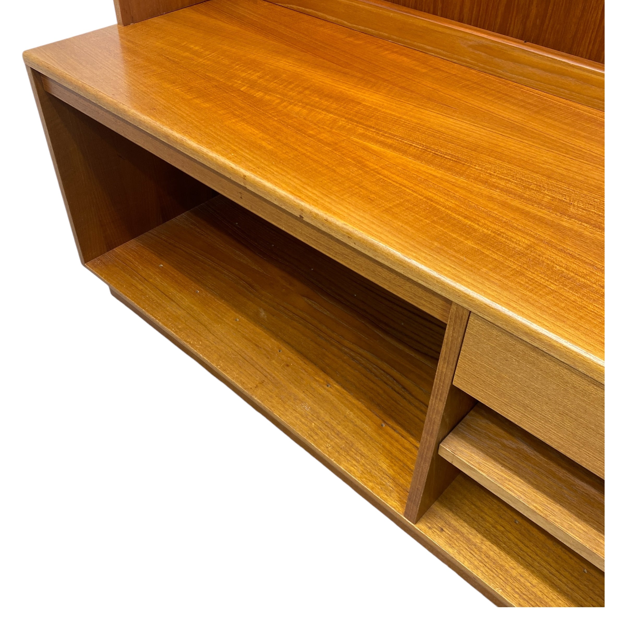 Teak Vinyl Storage