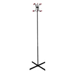 Load image into Gallery viewer, tall coat stand red and Black
