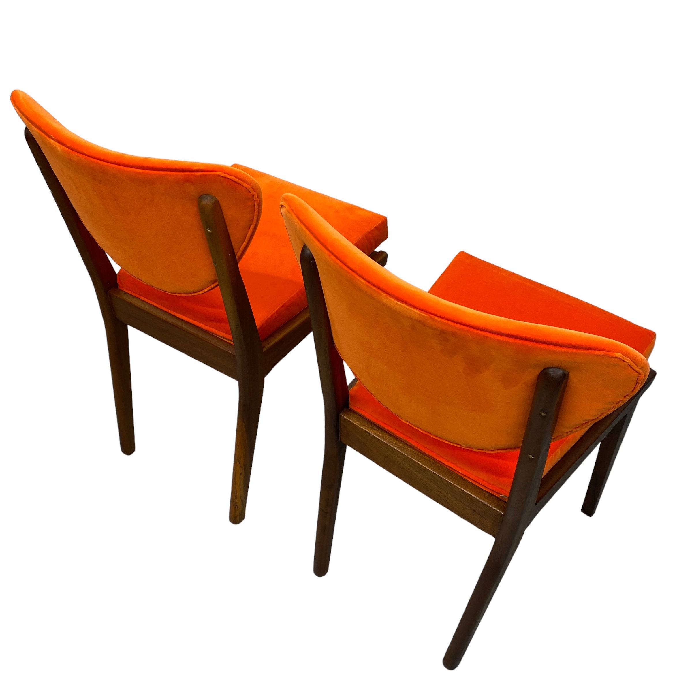 Orange Fabric Chairs