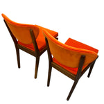 Load image into Gallery viewer, Orange Fabric Chairs
