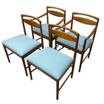 Load image into Gallery viewer, Teak dining chairs
