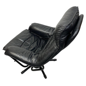 Black Leather Chair Headrest