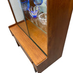 Load image into Gallery viewer, Teak Drawer Midcentury Display Cabinet
