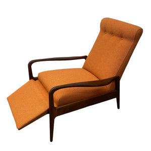 Lounge Chair Orange Camira