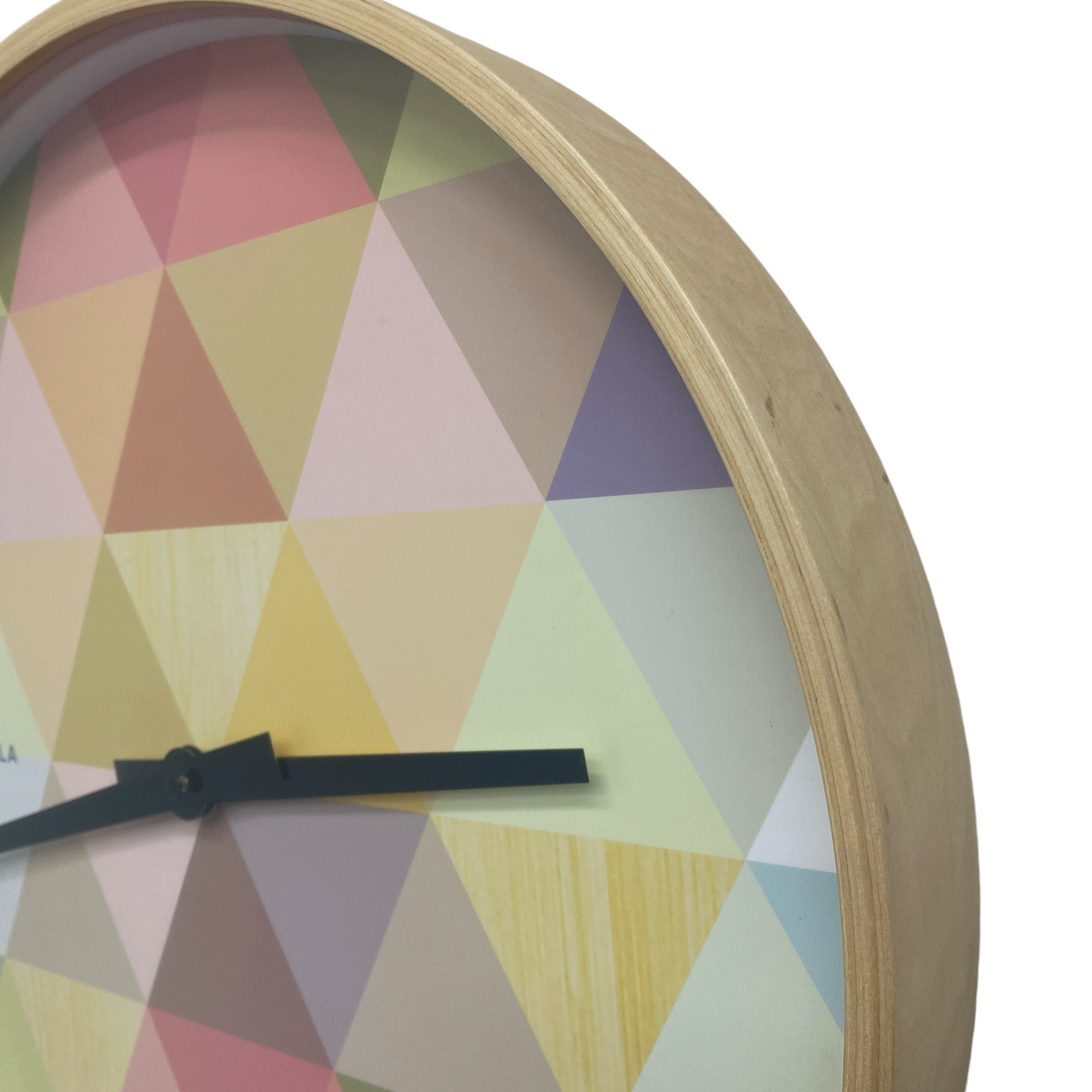 plywood edge Clock