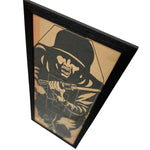 Load image into Gallery viewer, Black Textured Frame Artwork Target Practice Ministry Of Defence
