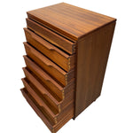 Load image into Gallery viewer, Open Drawers Tallboy White &amp; Newton Midcentury
