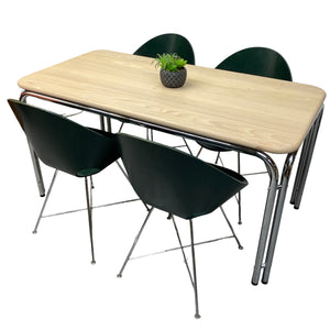 Plywood Dining Chairs & beech Dining Table