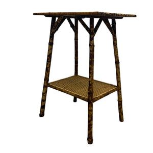 bamboo Rattan Side Table