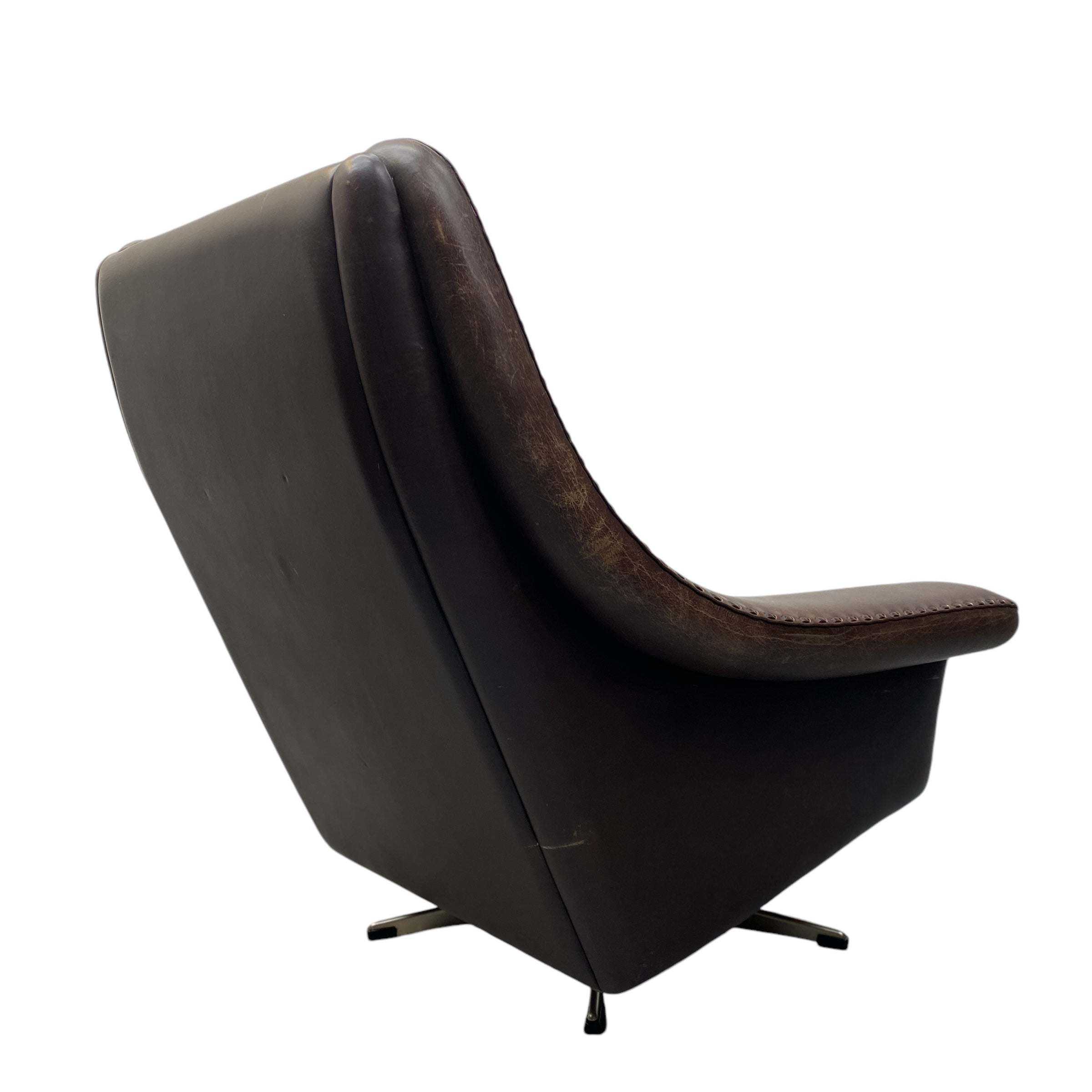 Back leather chair