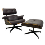 Load image into Gallery viewer, Swivel Bases Eames Lounge Chair Ottoman Replica
