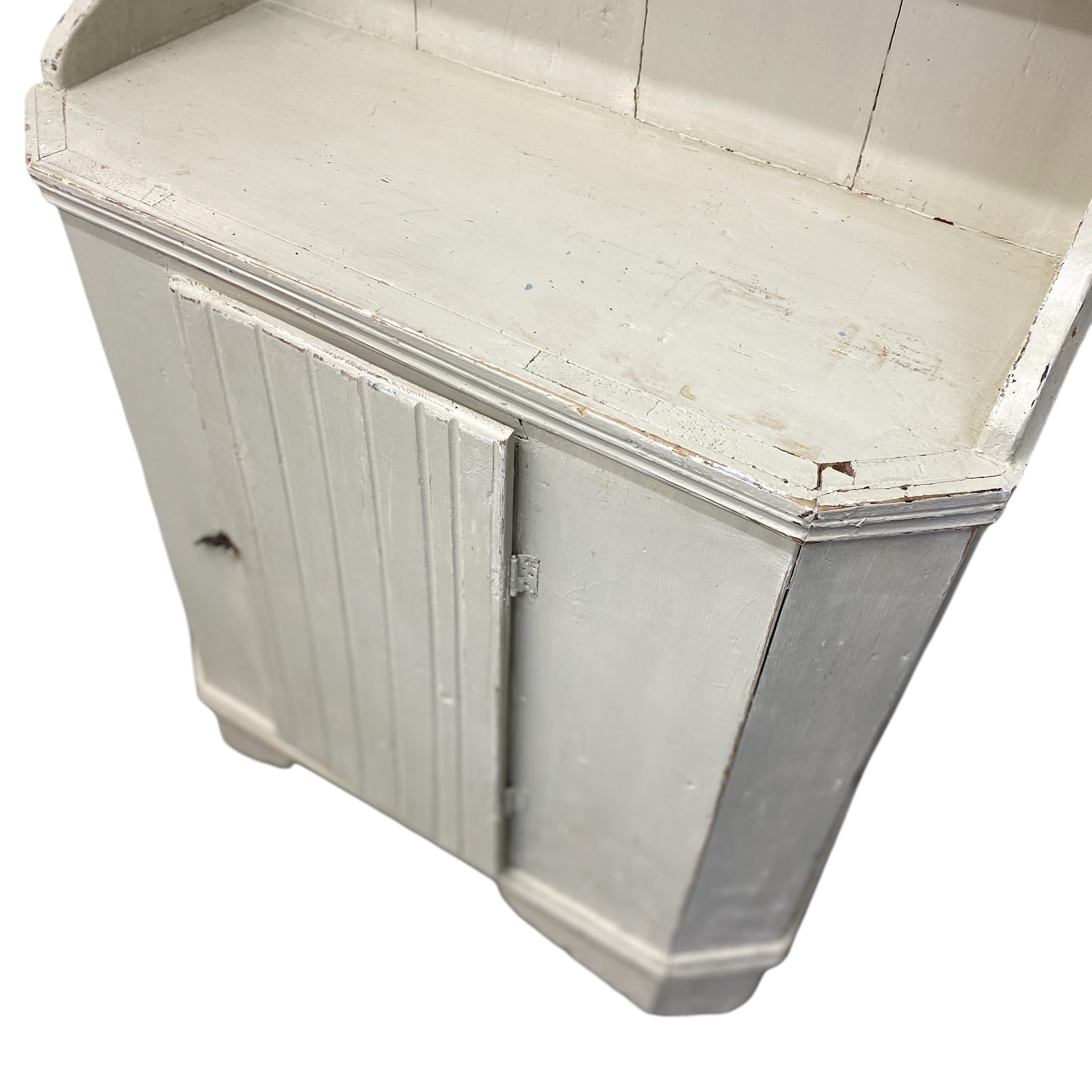 Old English white larder Unit