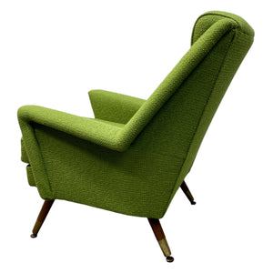 Green Camira Fabric Lounge Chair