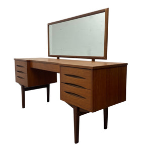 teak danish dressing table