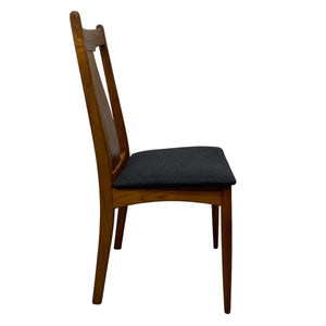 Side On Midcentury Dining Chairs Danish Farstrop
