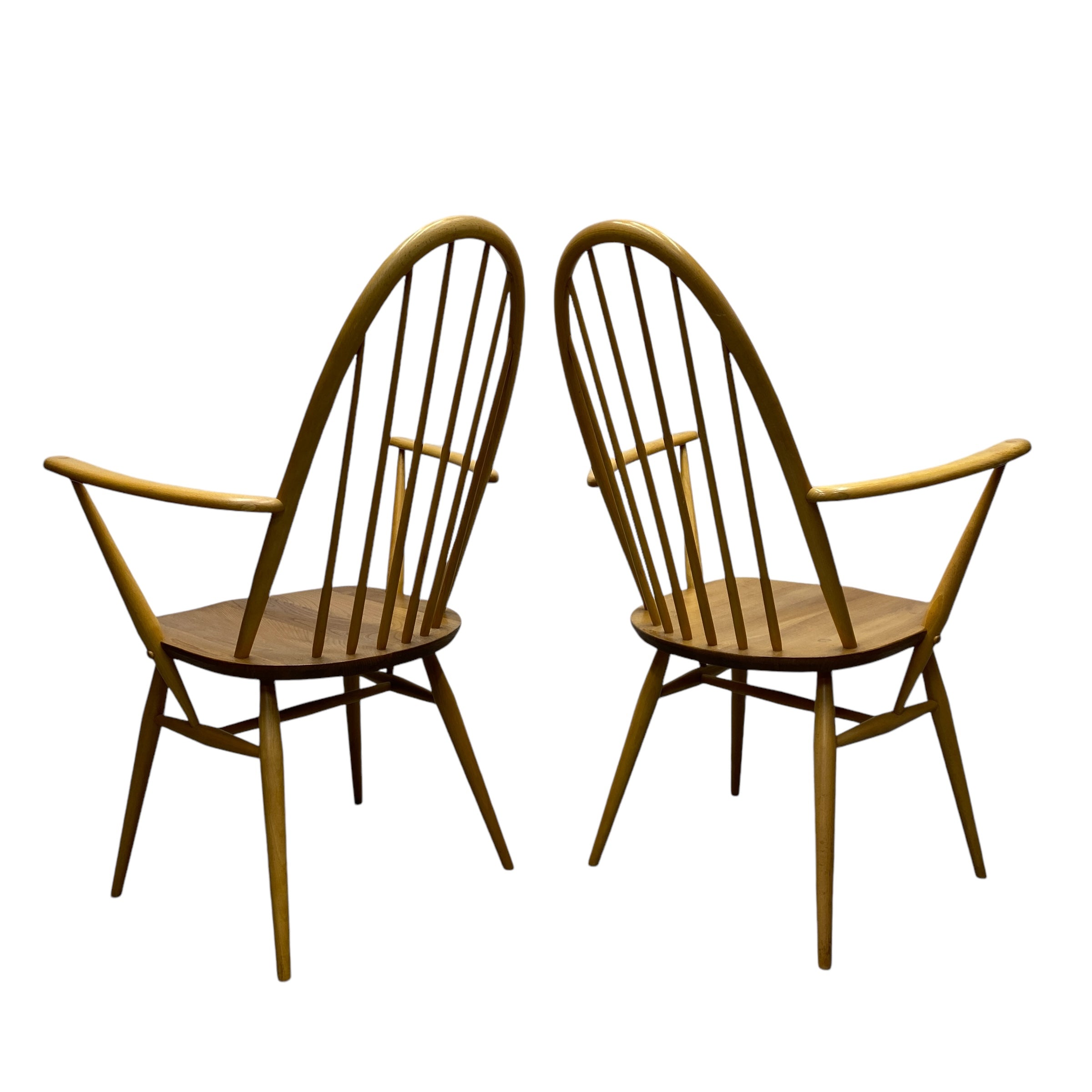 back Of Ercol Carver Dining Chairs Quaker Model 365