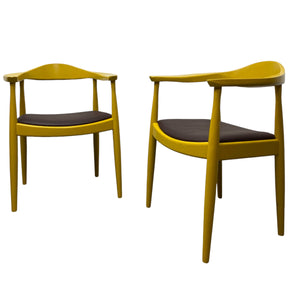 Yellow Carver Chairs