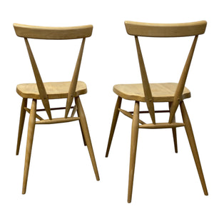 Matte Lacquer Dining Chairs Ercol