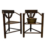 Load image into Gallery viewer, monk chairs pair of
