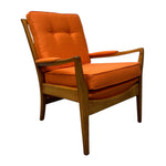 Load image into Gallery viewer, orange Wool Lounge Chair
