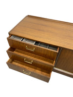 Load image into Gallery viewer, Ope Drawers G Plan Sideboard 1950s Concertina Doors Teak
