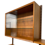 Load image into Gallery viewer, glass cabinet with glass shelving
