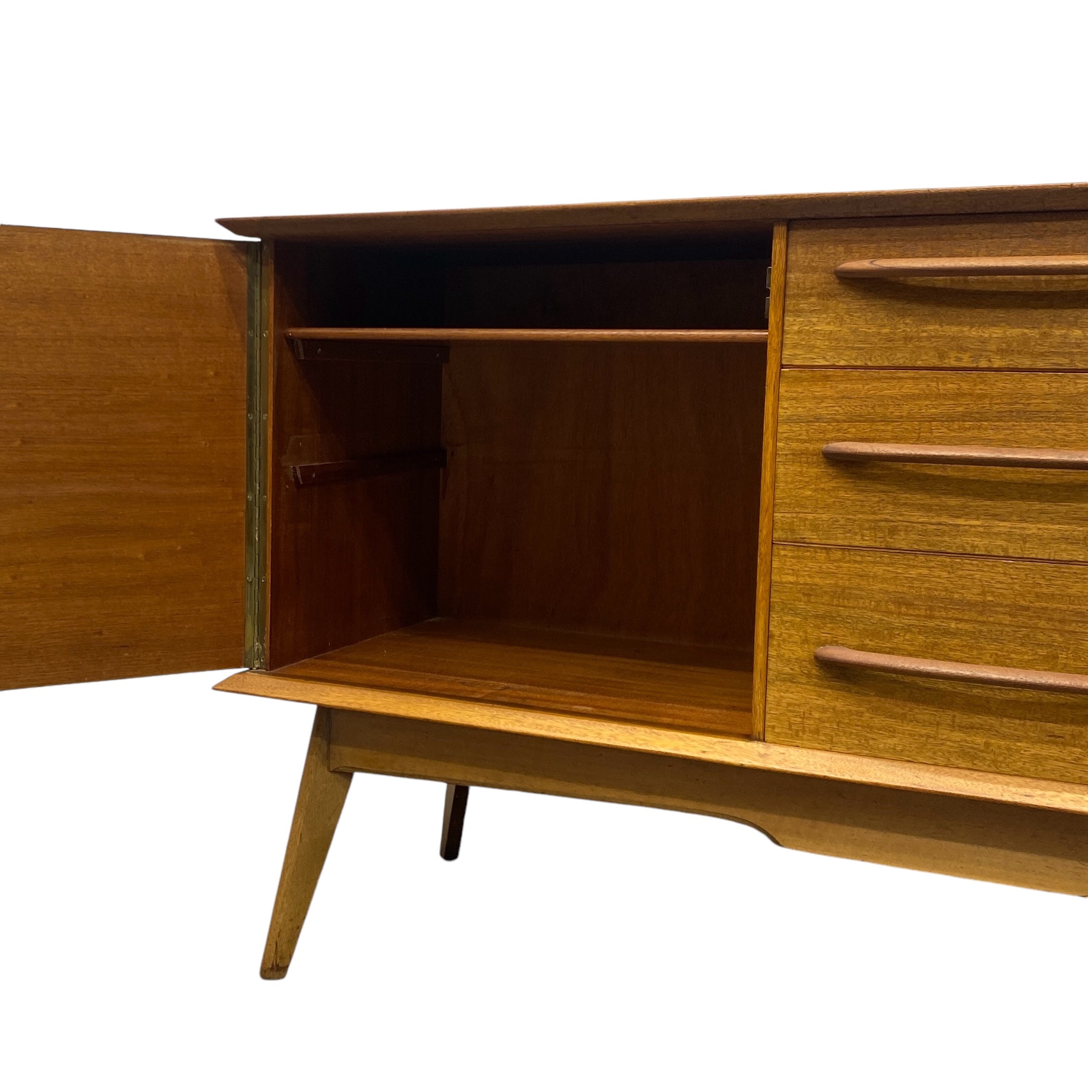 Shelf Sideboard Midcentury Walnut Alfred Cox