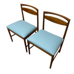 Load image into Gallery viewer, two teak dining chairs
